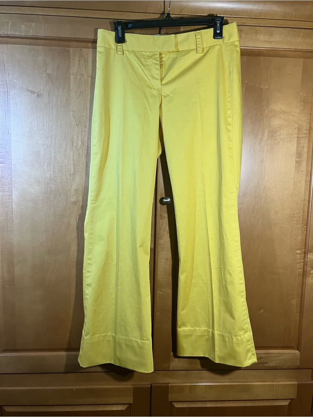 J. Crew Yellow City Fit Pants
